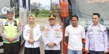 Pastikan Bus Layak Jalan, Pemkab Pesisir Barat Gelar Inspeksi Keselamatan Jelang Lebaran 1447 H