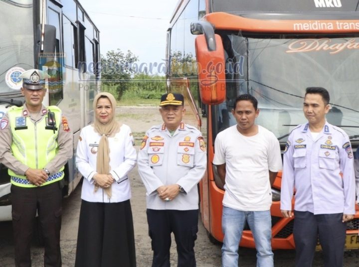 Pastikan Bus Layak Jalan, Pemkab Pesisir Barat Gelar Inspeksi Keselamatan Jelang Lebaran 1447 H