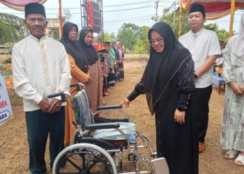 Bupati Mesuji Gelar Safari Ramadan di Rawa Jitu Utara, Salurkan Berbagai Bantuan untuk Masyarakat