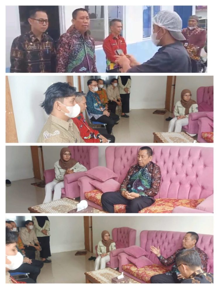 Sekda Tanggamus Cek SPPG Teba Kotim, Kepala Yayasan Pengelola MBG Tidak Hadir