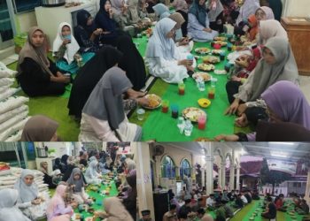Semarak Ramadan, Masjid Al Iman Bandar Lampung Adakan Yaumun Ma’al Qur’an dan Santunan Sosial