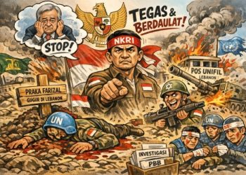 Darah Prajurit TNI Tumpah di Tanah Damai