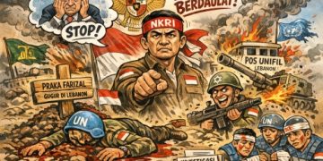 Darah Prajurit TNI Tumpah di Tanah Damai