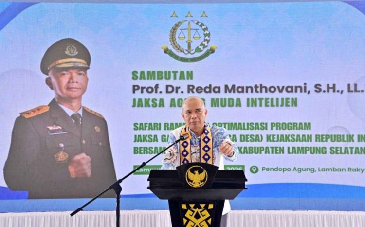 Jamintel Kejagung Safari Ramadan di Lampung Selatan, Dorong Pengawasan Dana Desa Lewat Program Jaga Desa