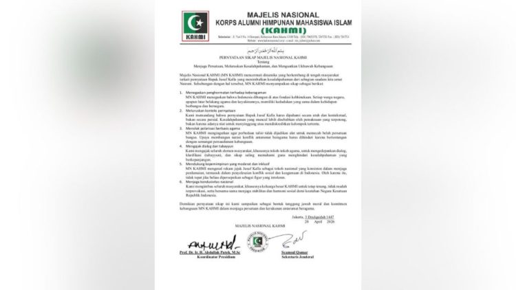 MN KAHMI: Perbedaan Tafsir Jangan Jadi Alat Pecah Belah Bangsa