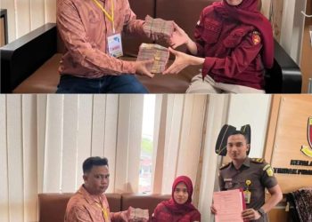Kejari Banyuasin Pulihkan Kerugian Negara, Terpidana Korupsi Tera Ulang Serahkan Uang Pengganti