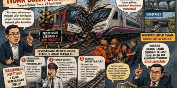 Jalur Rel Butuh Pemisah