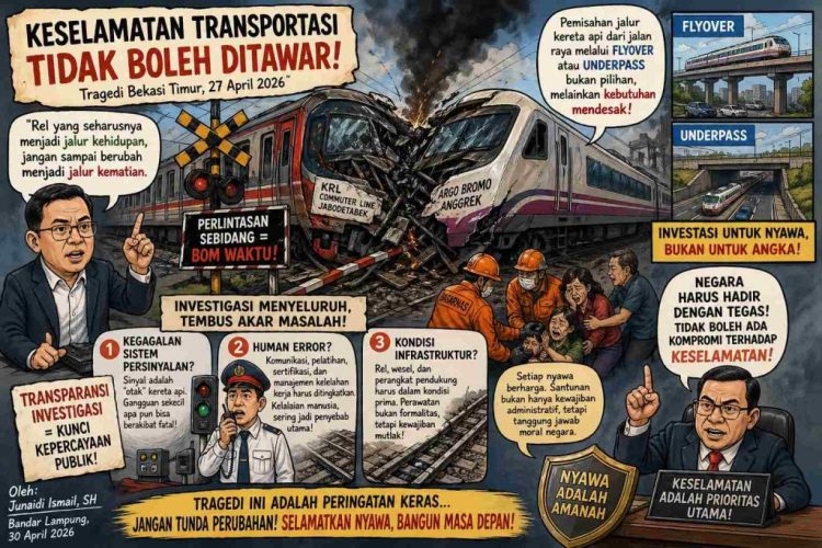 Jalur Rel Butuh Pemisah