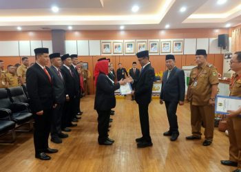 Wabup Agus Suranto Lantik 9 Pejabat Tanggamus, Tekankan Implementasi Sistem Merit