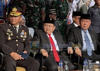 Apresiasi Pembangunan Bumi Ruwa Jurai, Wabup Pesibar Hadiri Peringatan HUT Lampung 2026