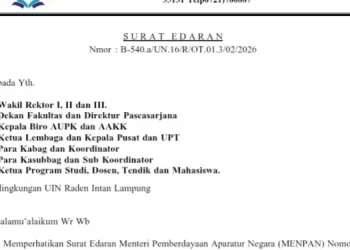 UIN RIL Terapkan Kuliah Daring dan Hybrid Selama Ramadan 2026