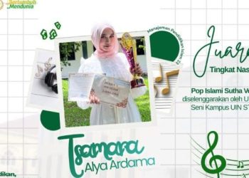 Mahasiswi MPI UIN RIL Sabet Juara III Nasional Pop Islami Sutha Voice