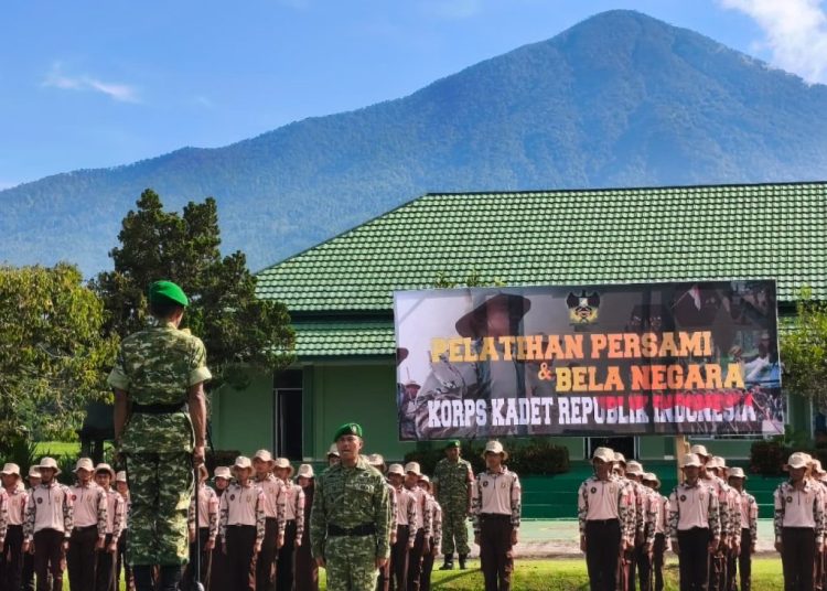 Kodim 0424/Tanggamus Gelar Persami KKRI 2026, Bentuk Generasi Muda Disiplin dan Berkarakter
