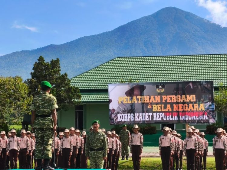 Kodim 0424/Tanggamus Gelar Persami KKRI 2026, Bentuk Generasi Muda Disiplin dan Berkarakter