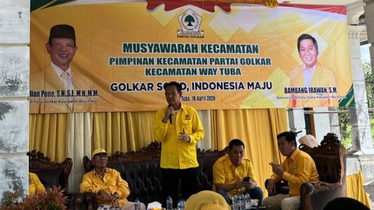 Golkar Way Tuba Konsolidasi, Mat Choiri Nahkodai PK Periode 2026–2031