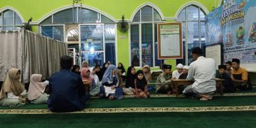 Antusias Anak dan Orangtua Tinggi, TPA Al Iman Gedong Meneng Dipadati Santri Baru