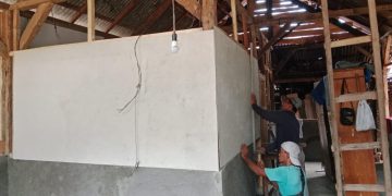 Satgas TMMD ke-128 Kodim 0424/Tanggamus Percepat Pembangunan RTLH di Pekon Kalimiring