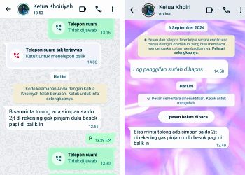 Nomor WhatsApp Ketua IPJI Tanggamus Diretas, Waspada Modus Pinjam Uang