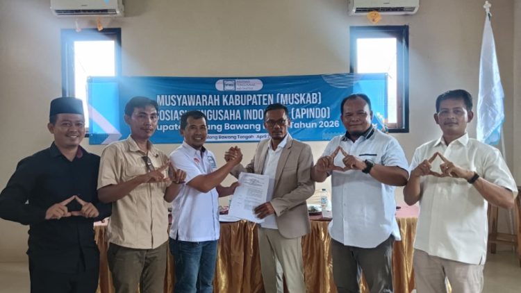 Muskab II APINDO Tubaba Berjalan Sukses, Eko Sunarko Nahkodai Organisasi