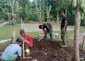 Satgas TMMD ke-128 Kodim 0424/Tanggamus Bangun MCK, Tingkatkan Kesehatan Warga Kalimiring