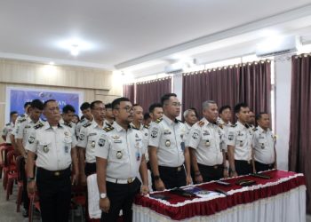 Lapas Kotaagung Ikuti Tasyakuran Hari Bakti Pemasyarakatan ke-62, Perkuat Komitmen Integritas dan Pelayanan