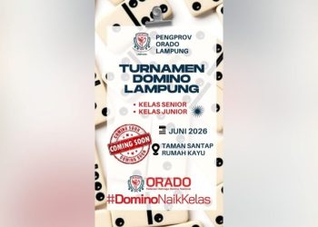Turnamen Domino Lampung Hadirkan Kelas Senior dan Junior, Dorong Regenerasi Atlet