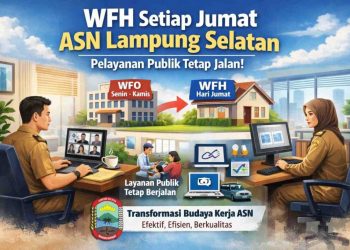 ASN Lampung Selatan WFH Setiap Jumat, Pelayanan Publik Tetap Jalan