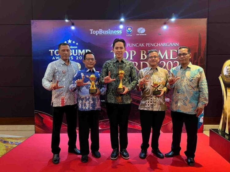 Perumda Tirta Jasa Lampung Selatan Raih Bintang 4 TOP BUMD 2026