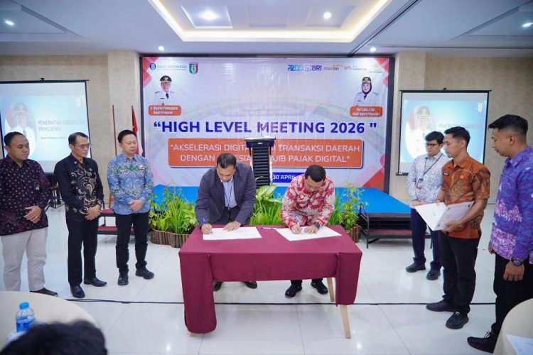 MoU Pemkab Pringsewu dan BRI, Tingkatkan Transparansi PAD Melalui Gebrak Sewu Digital