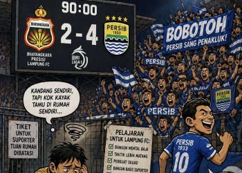 Main di Lampung, Bhayangkara Serasa Tim Tamu 