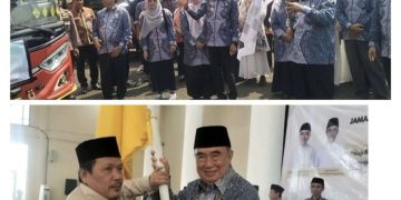 Bupati Saleh Asnawi Lepas Keberangkatan 249 Jemaah Haji Tanggamus ke Tanah Suci
