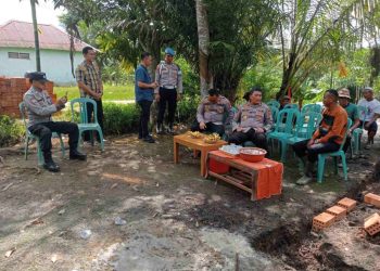 Polsek Banyuasin I Fasilitasi Program Bedah Rumah Kapolda Sumsel bagi Warga Prasejahtera