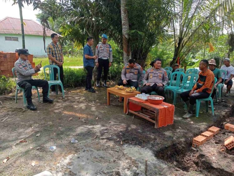 Polsek Banyuasin I Fasilitasi Program Bedah Rumah Kapolda Sumsel bagi Warga Prasejahtera