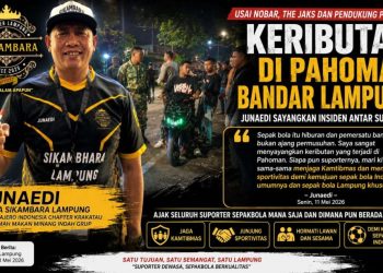 Buntut Keributan Pasca-El Clasico di Bandar Lampung, Junaedi Ajak Suporter Jaga Kamtibmas