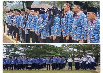 Pimpin Upacara Harkitnas, Pemkab Tanggamus Tekankan Pembatasan Medsos untuk Anak