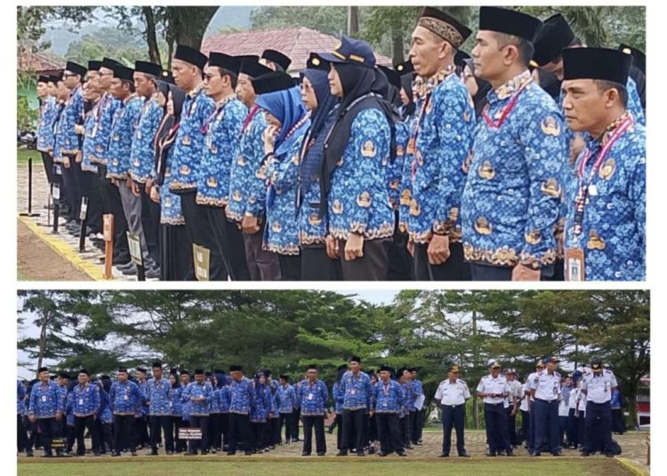 Pimpin Upacara Harkitnas, Pemkab Tanggamus Tekankan Pembatasan Medsos untuk Anak