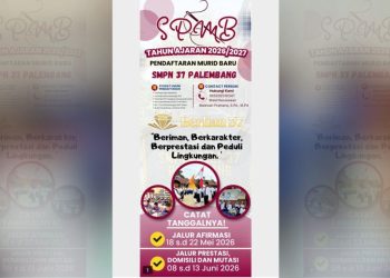 SPMB SMPN 37 Palembang 2026 Dibuka: Catat Jadwal Jalur Afirmasi hingga Prestasi
