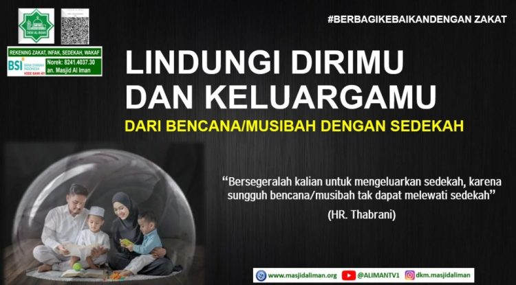 Masjid Al Iman Gedong Meneng Ajak Warga Bandar Lampung Perkuat Ziswaf di Awal Bulan