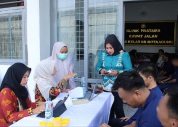 Pastikan Hak Sehat Terpenuhi, Lapas Kotaagung Gelar Skrining Kesehatan Massal bagi Warga Binaan