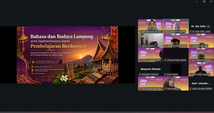 Bahasa Lampung Hadapi Erosi Penutur, Pengamat Desak Optimalisasi Regulasi Muatan Lokal