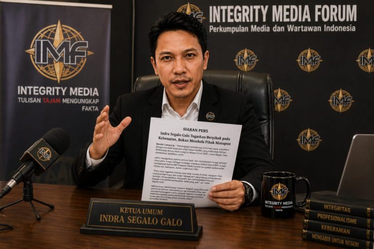 Indra Segalo Galo Klarifikasi Tudingan Miring: IMF Perkumpulan Media, Bukan LSM
