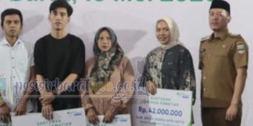 Garda Terdepan Aman Bertugas, Peratin dan Aparatur Pekon Pesisir Barat Diproteksi BPJS Ketenagakerjaan