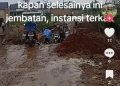 Sering Macet dan Berlumpur, Warga Tagih Janji Penyelesaian Jembatan Pendem Lampung Selatan