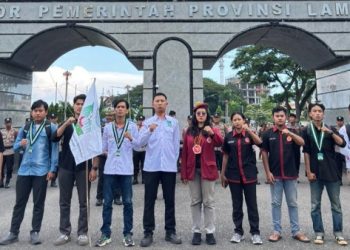 Cipayung Plus Lampung Desak Cabut UU Cipta Kerja saat Peringatan Hari Buruh