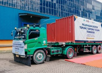 Perdana di 2026, Ribuan Ton Tapioka Lampung Tembus Pasar Tiongkok