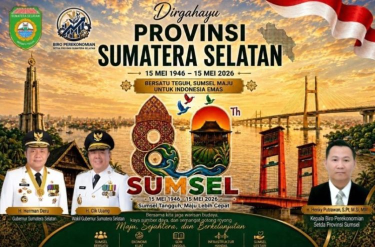 Festival Sriwijaya Meriahkan HUT ke-80 Sumsel, Dorong Budaya dan Ekonomi Daerah