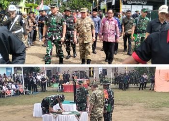 Pangdam XXI/Radin Inten Resmi Tutup TMMD ke-128 di Kalimiring, Warga Diajak Aktif Bangun Desa
