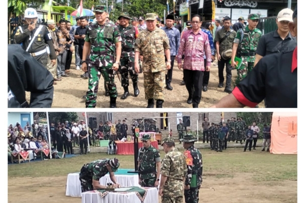 Pangdam XXI/Radin Inten Resmi Tutup TMMD ke-128 di Kalimiring, Warga Diajak Aktif Bangun Desa