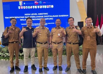 High Level Meeting TP2DD Lampung Bahas Penguatan Sistem Transaksi Non Tunai Daerah