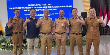 High Level Meeting TP2DD Lampung Bahas Penguatan Sistem Transaksi Non Tunai Daerah